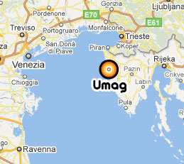 Cartina di Umag - Croazia
