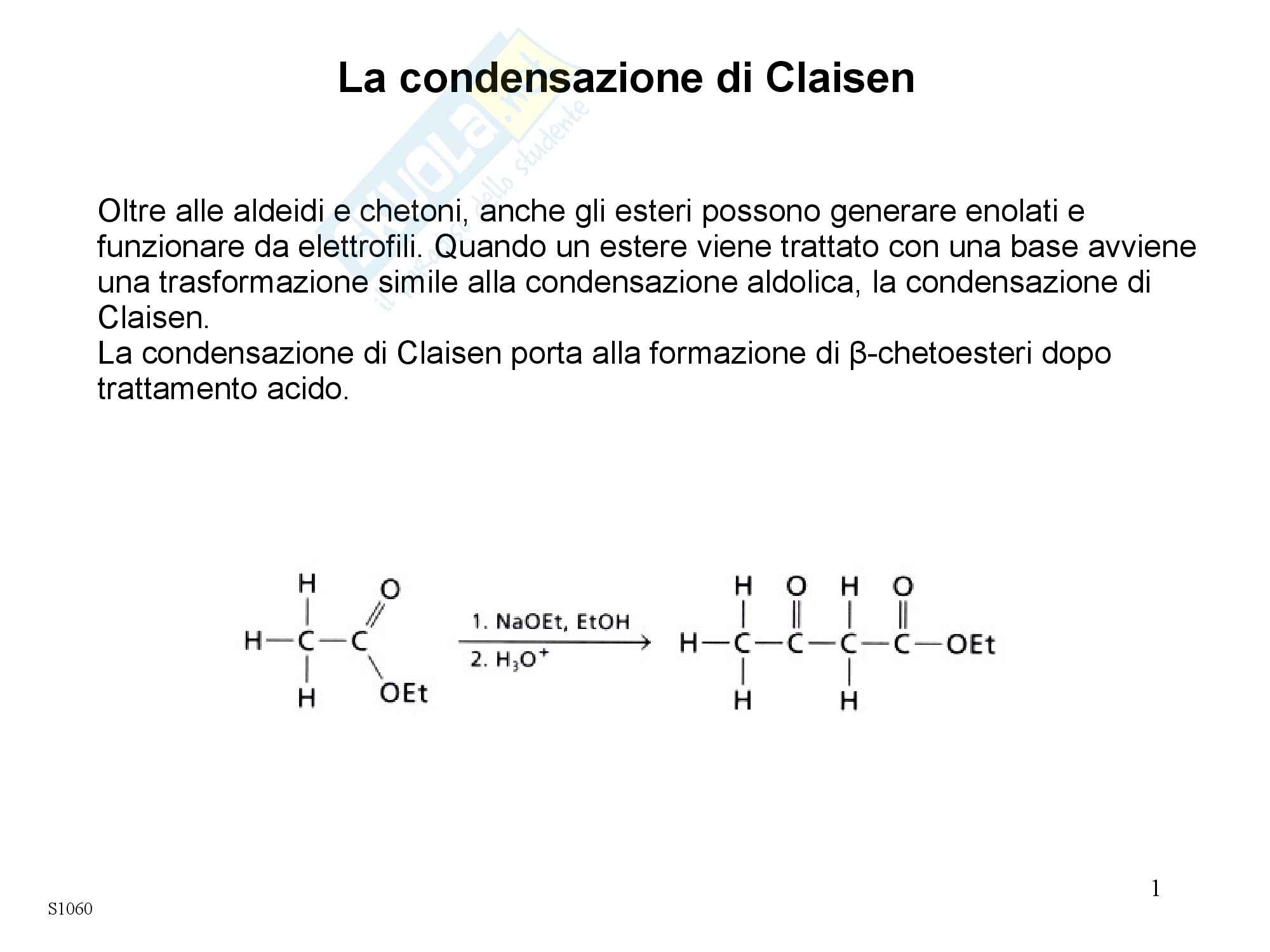 Meccanismo knoevenagel
