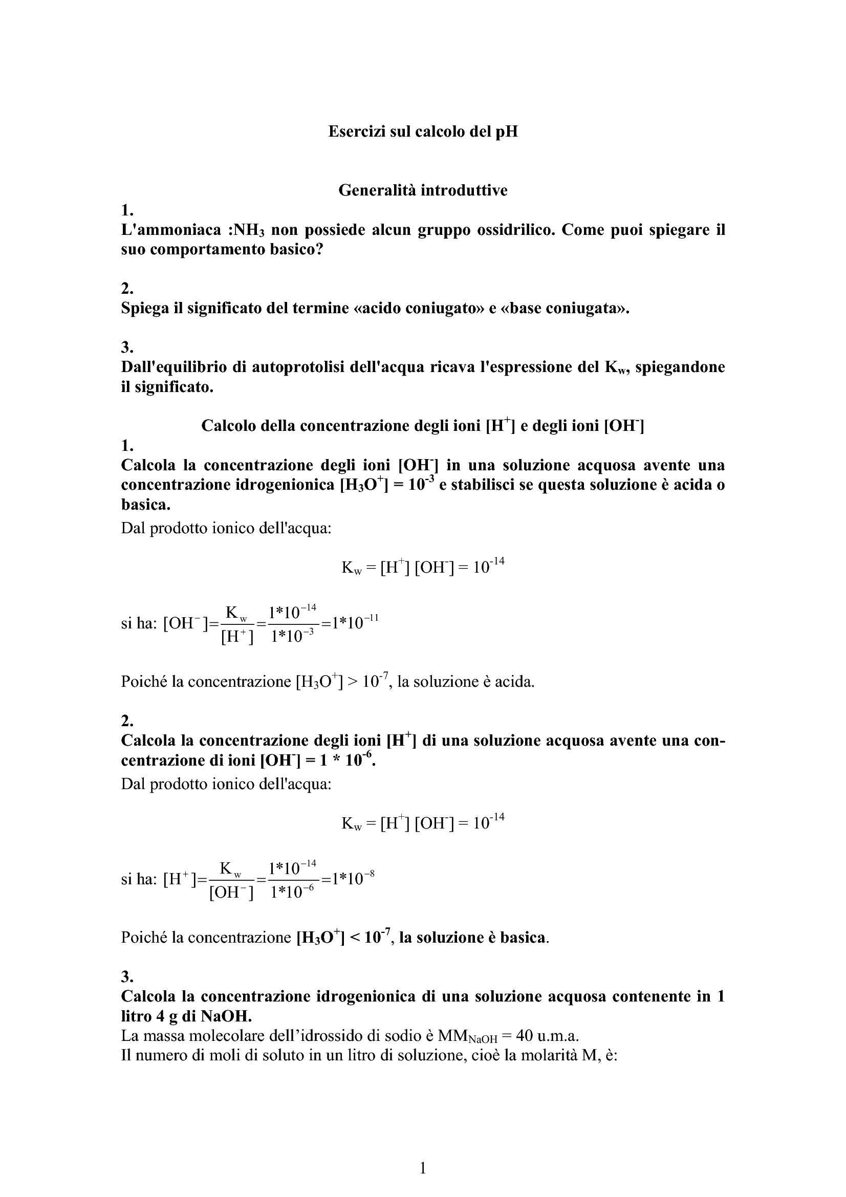 Configurazione elettronica esercizi svolti