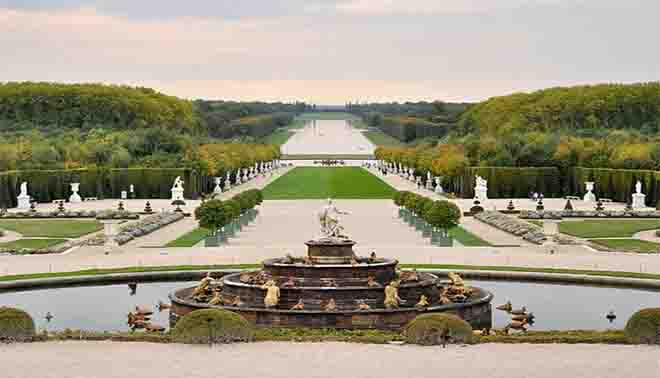 la reggia di Versailles in Francia