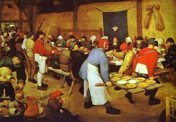 Quadro di Pieter Bruegel il Vecchio: Banchetto nuziale