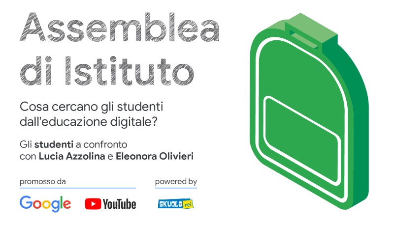 Assemblea di Istituto: cosa cercano gli studenti dall’educazione digitale? Risponde Lucia Azzolina – 30 novembre ore 15.00
