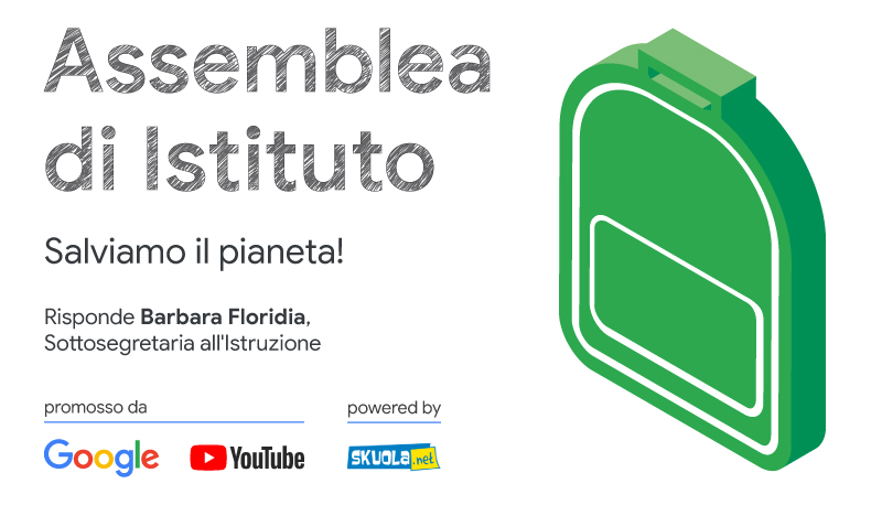 Salviamo il pianeta! Assemblea di Istituto con Barbara Floridia, Sottosegretaria all’Istruzione – Live 30 aprile ore 16.00