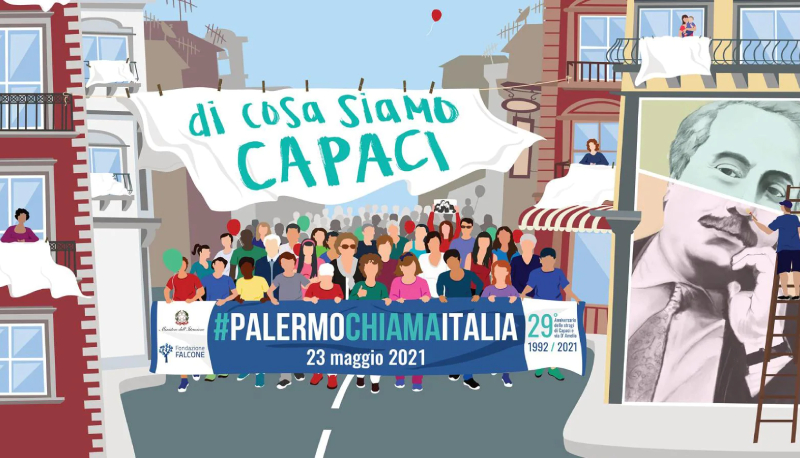 #PalermoChiamaItalia 2021: torna la manifestazione a favore della Legalità