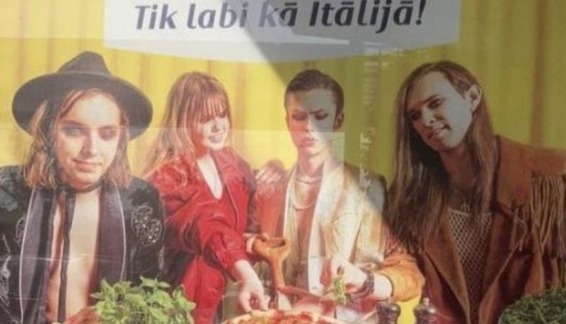 I sosia dei Måneskin nella pubblicità della mozzarella