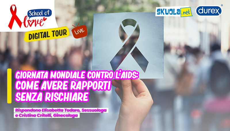 Giornata mondiale contro l’AIDS 2021: che cos’è l’AIDS e come proteggersi dal virus dell’HIV – Live con le esperte il 23 novembre ore 16:00