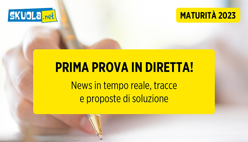 Maturità 2023, prima prova: tracce, soluzioni e tutte le novità sul