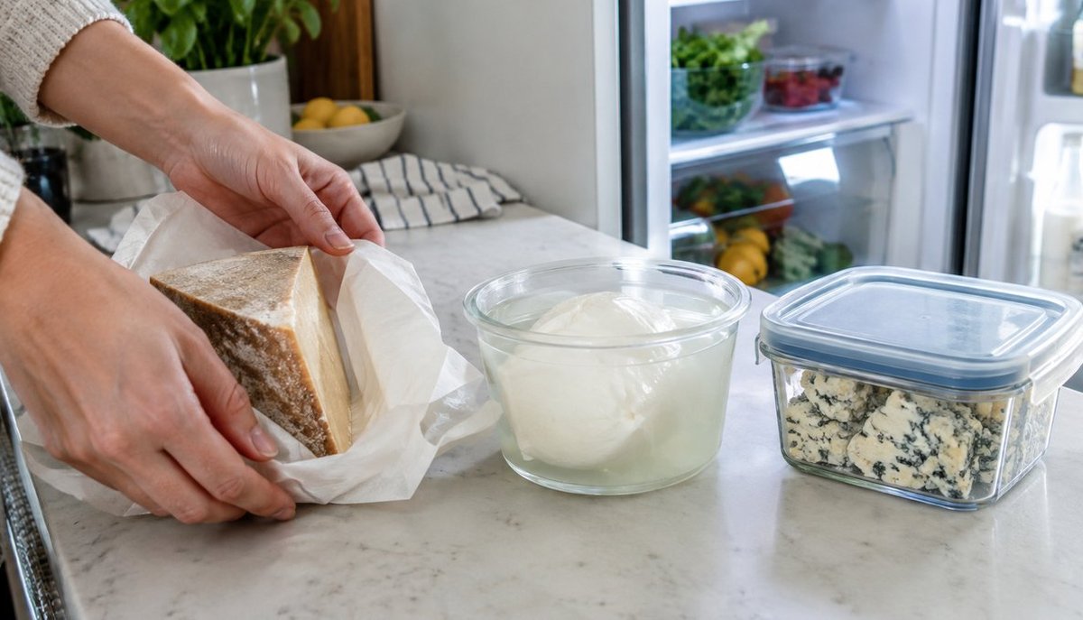 Come conservare il formaggio in frigo: involucri e contenitori adatti