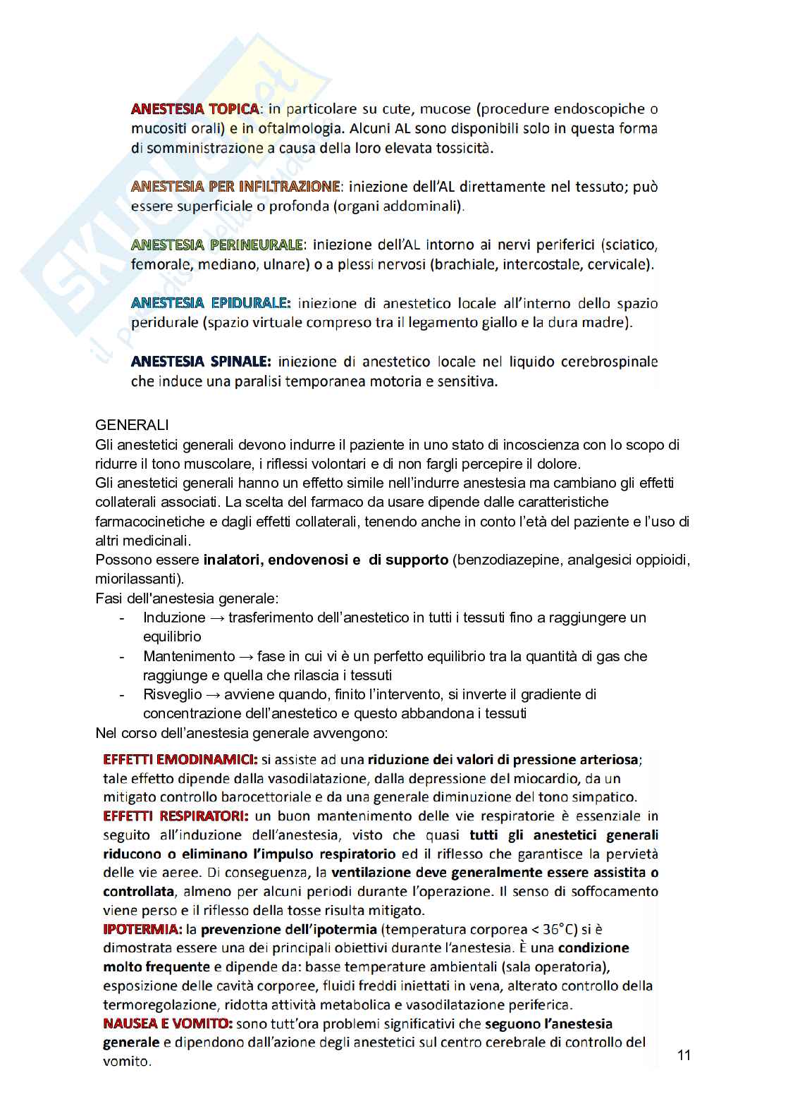 Farmaci antivirali, antifungini e analgesici Pag. 11
