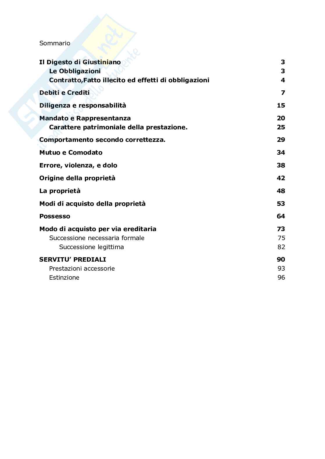 Riassunto esame Proprietà e contratti fondamenti romanistici, prof.Gulina, libro consigliato Istituzioni di diritto romano, Marrone Pag. 2