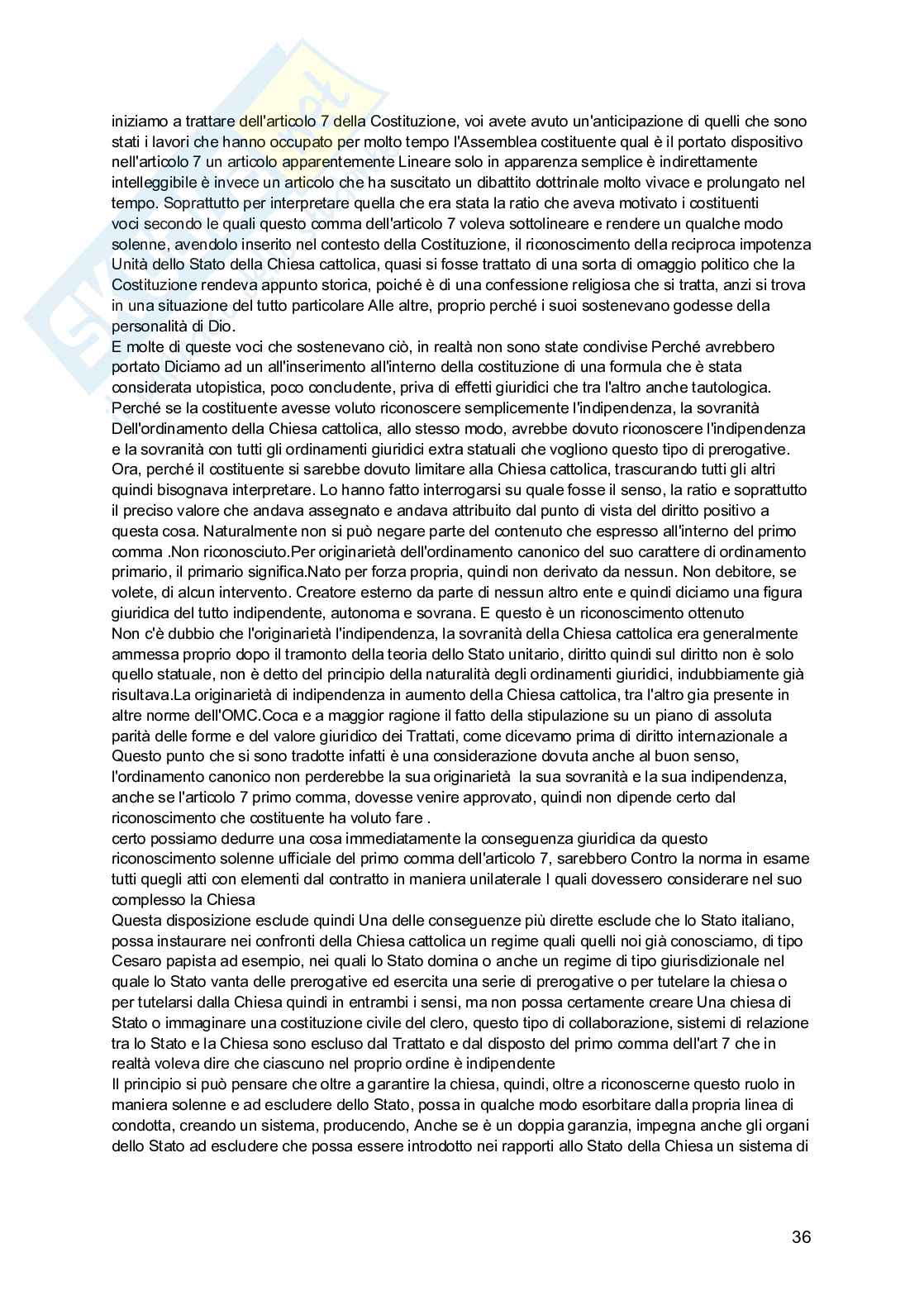 Diritto e religione - Appunti  Pag. 36