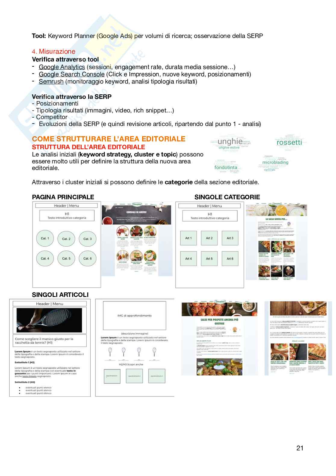 Appunti per l'esame di Seo, sem e scrittura per il digitale Pag. 21