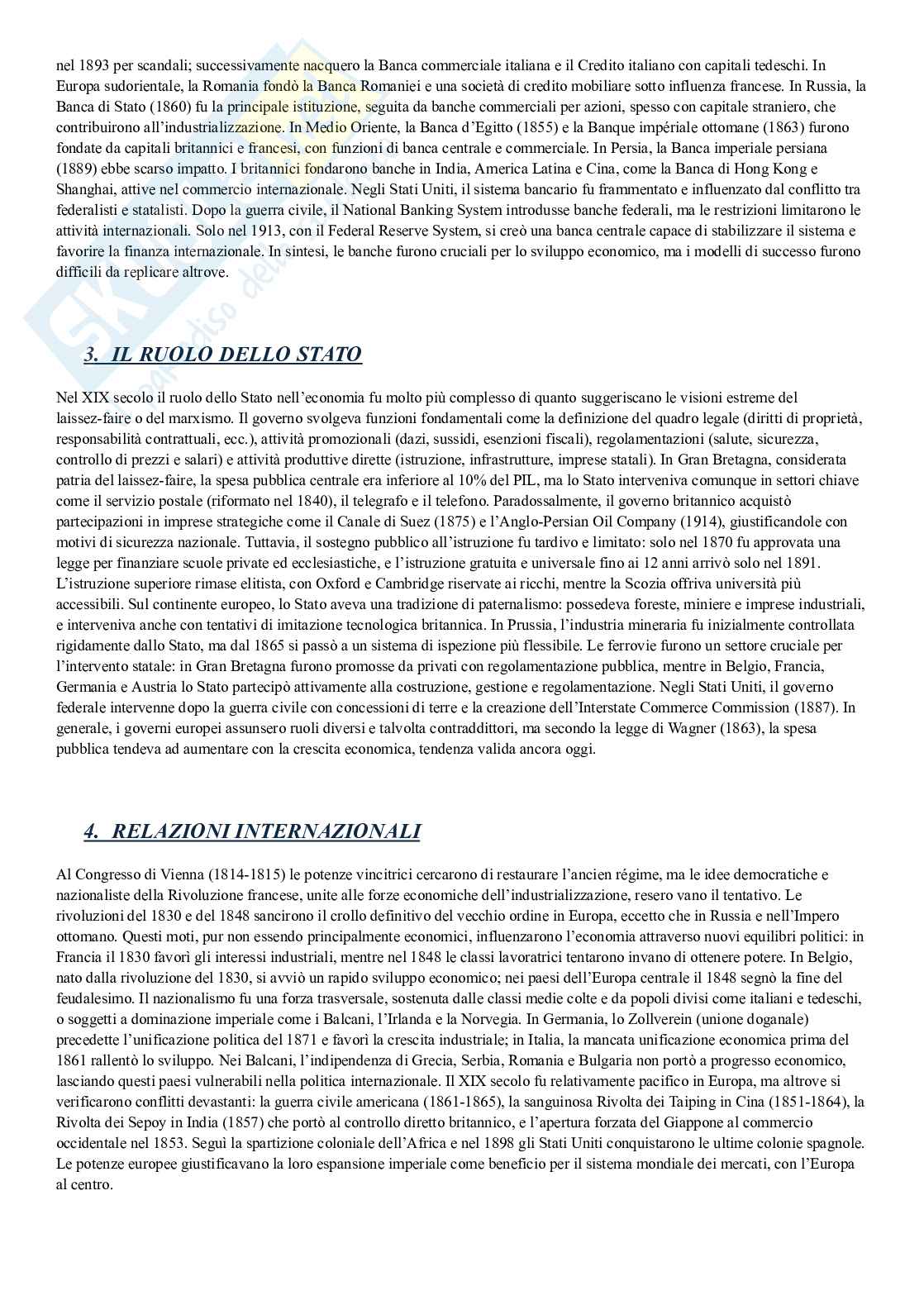 Riassunto esame Storia economica, Prof. Orsi Cosma, libro consigliato Storia eonomica del mondo, Neal Pag. 36
