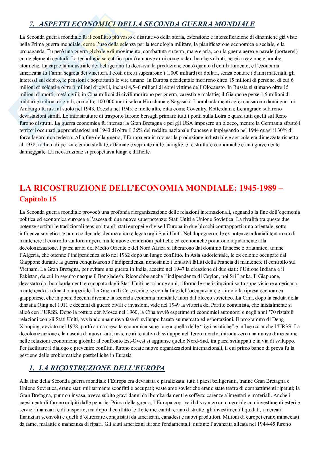 Riassunto esame Storia economica, Prof. Orsi Cosma, libro consigliato Storia eonomica del mondo, Neal Pag. 51