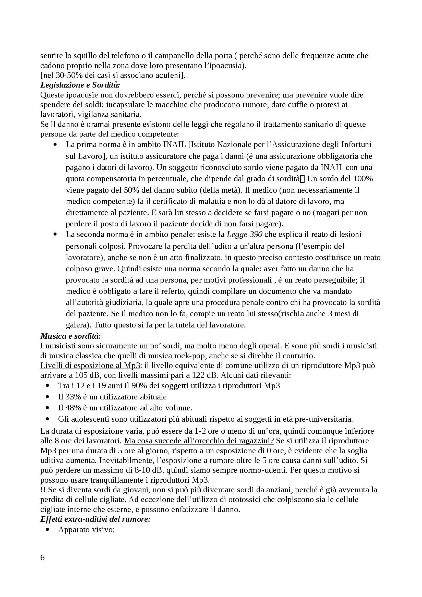 Otorinolaringoiatria - patologie dell'orecchio Pag. 6