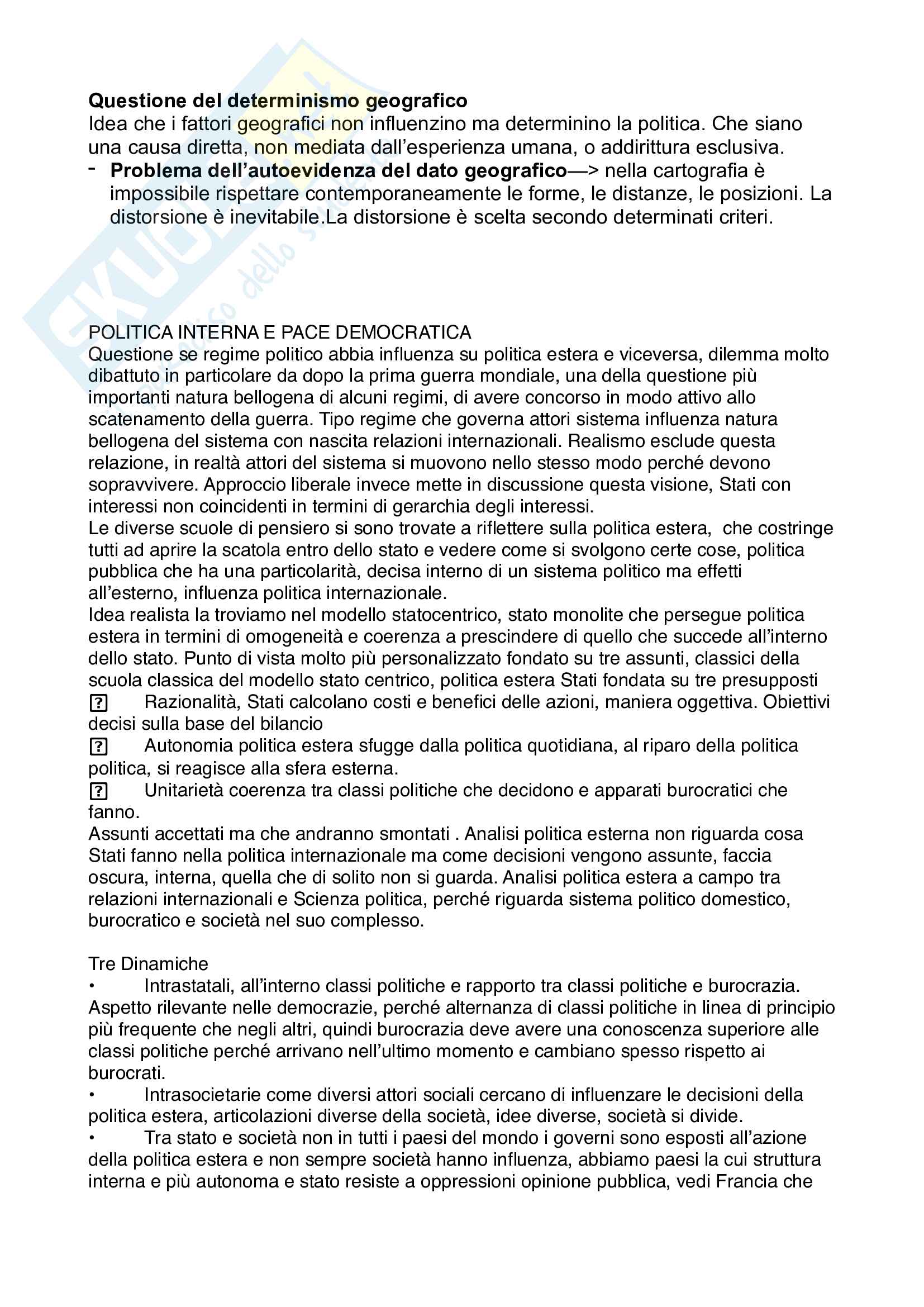 Relazioni Internazionali Pag. 31