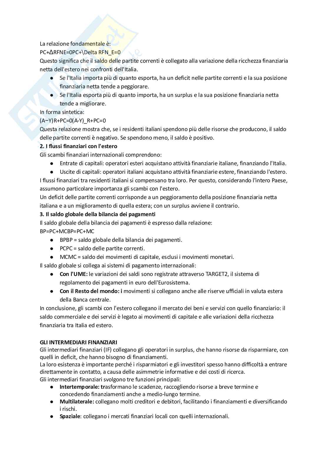Appunti di Economia monetaria Pag. 11