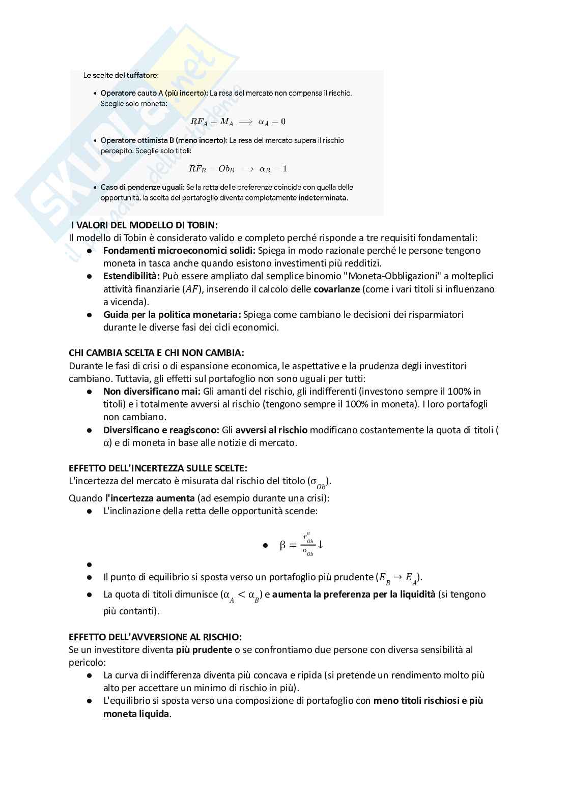 Appunti di Economia monetaria Pag. 26