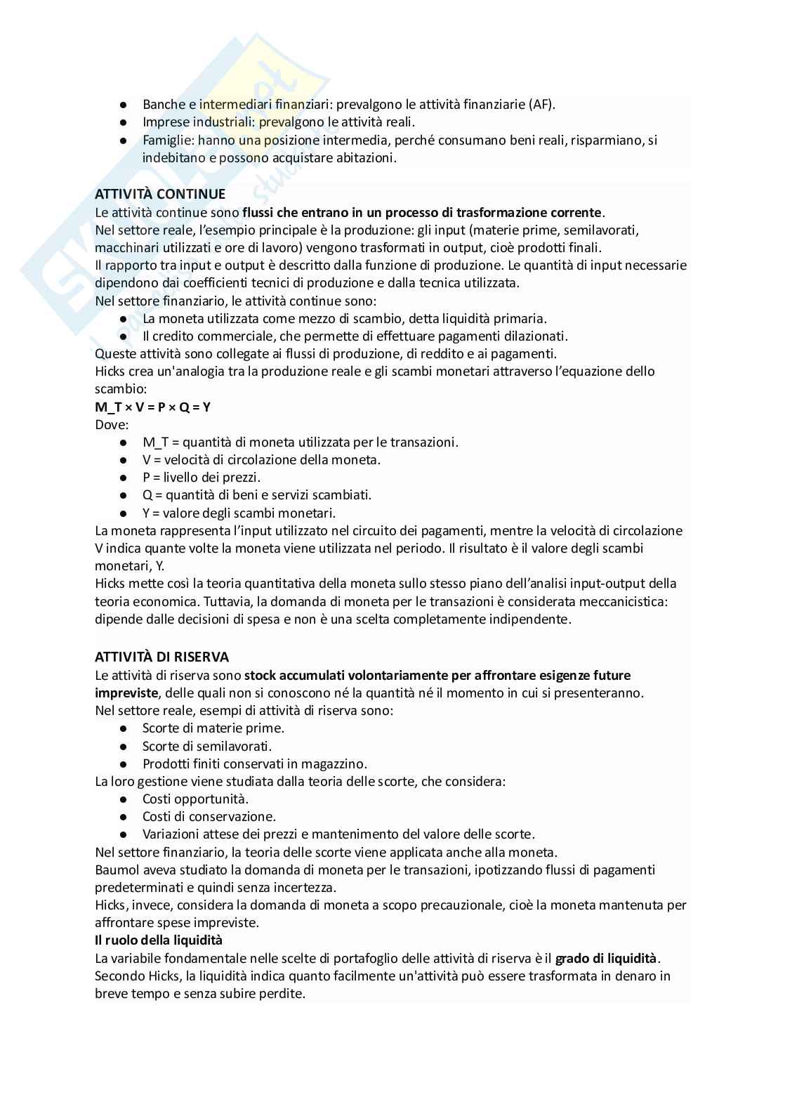 Appunti di Economia monetaria Pag. 31