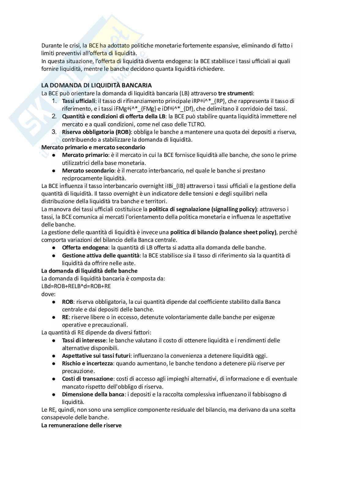 Appunti di Economia monetaria Pag. 51