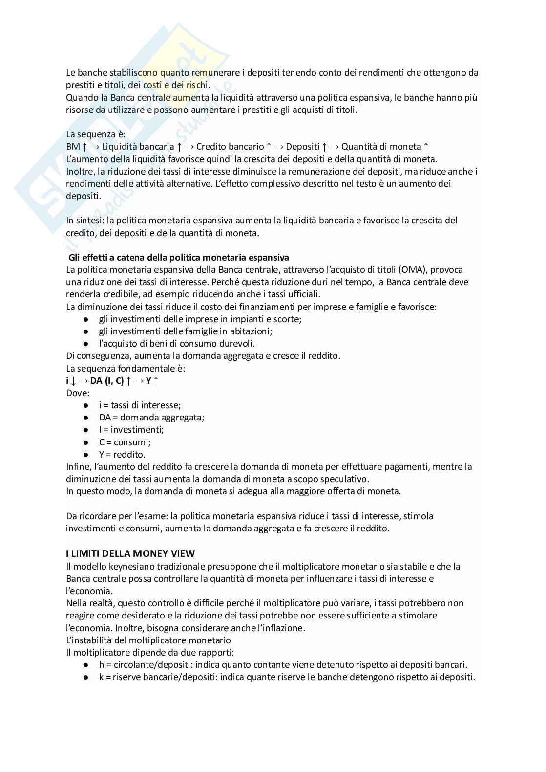 Appunti di Economia monetaria Pag. 66