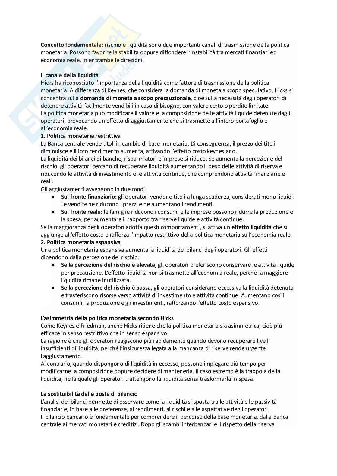 Appunti di Economia monetaria Pag. 71