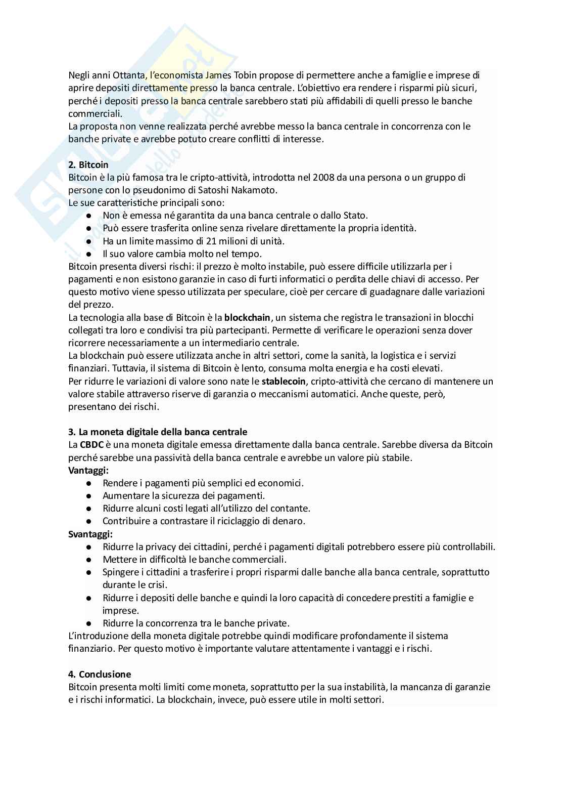 Appunti di Economia monetaria Pag. 81