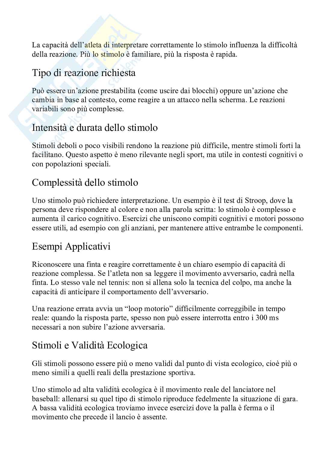 Appunti esame Teorie, metodi e didattiche del movimento umano nelle età della vita Pag. 2