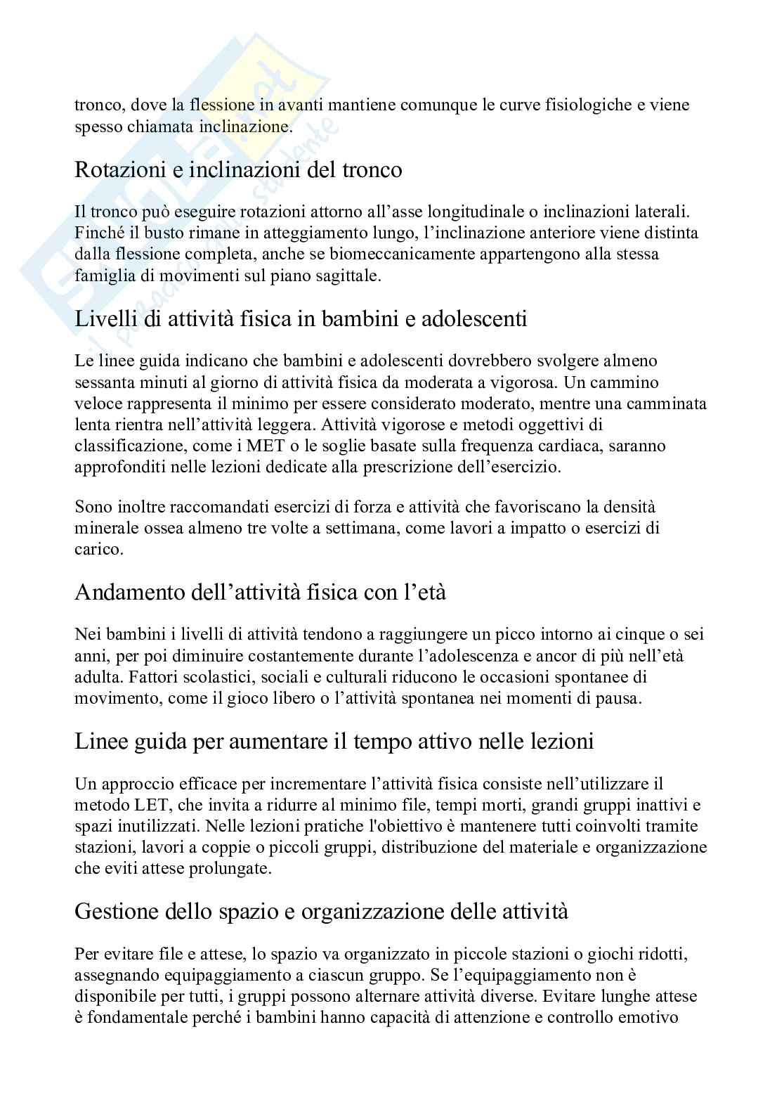 Appunti esame Teorie, metodi e didattiche del movimento umano nelle età della vita Pag. 31
