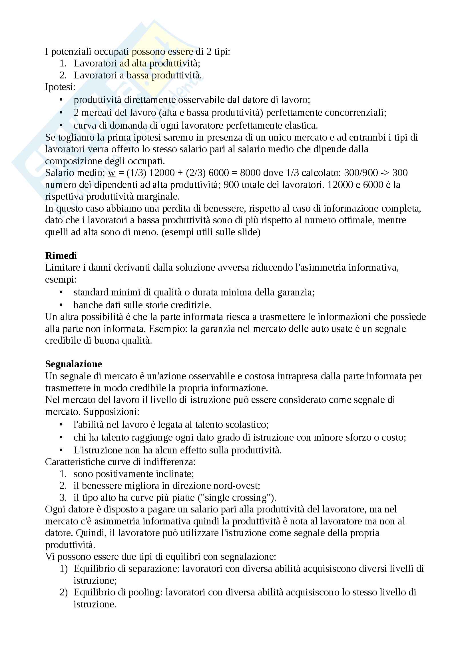 Microeconomia (cenni semplici per passare con 30) Pag. 16