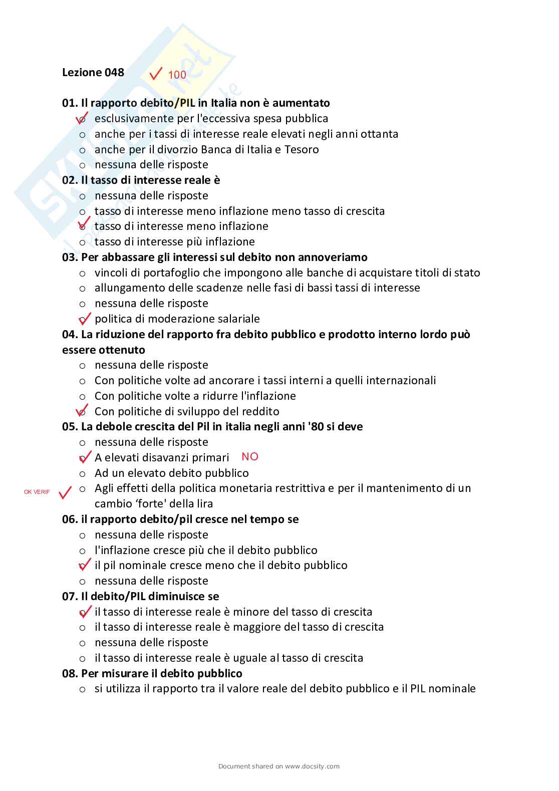 Paniere Politica economica  Pag. 66