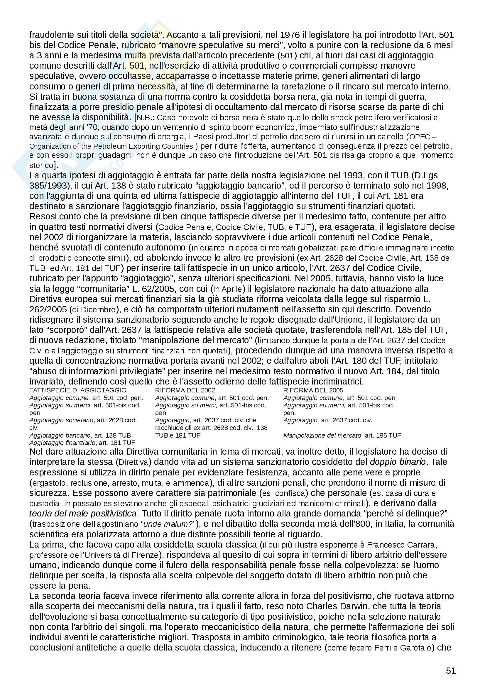 Riassunto esame Diritto penale commerciale, prof. F. D'Alessandro, libro consigliato "Diritto penale dell'impresa" di Ambrosetti (2012) Pag. 51