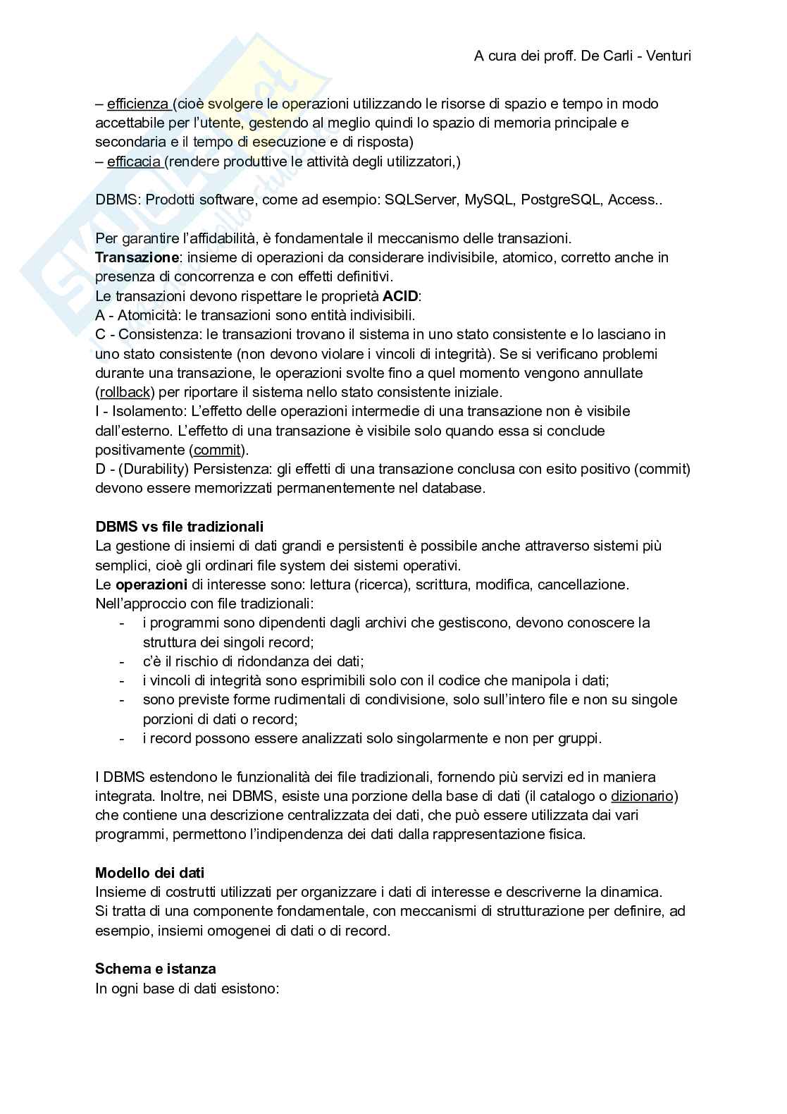 Intro BD e modello ER Pag. 2