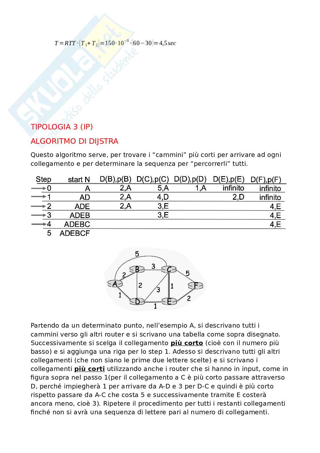 Risoluzioni esercizi Architettura di Internet Pag. 16