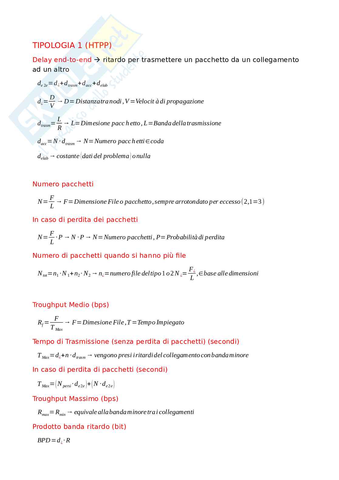 Risoluzioni esercizi Architettura di Internet Pag. 2