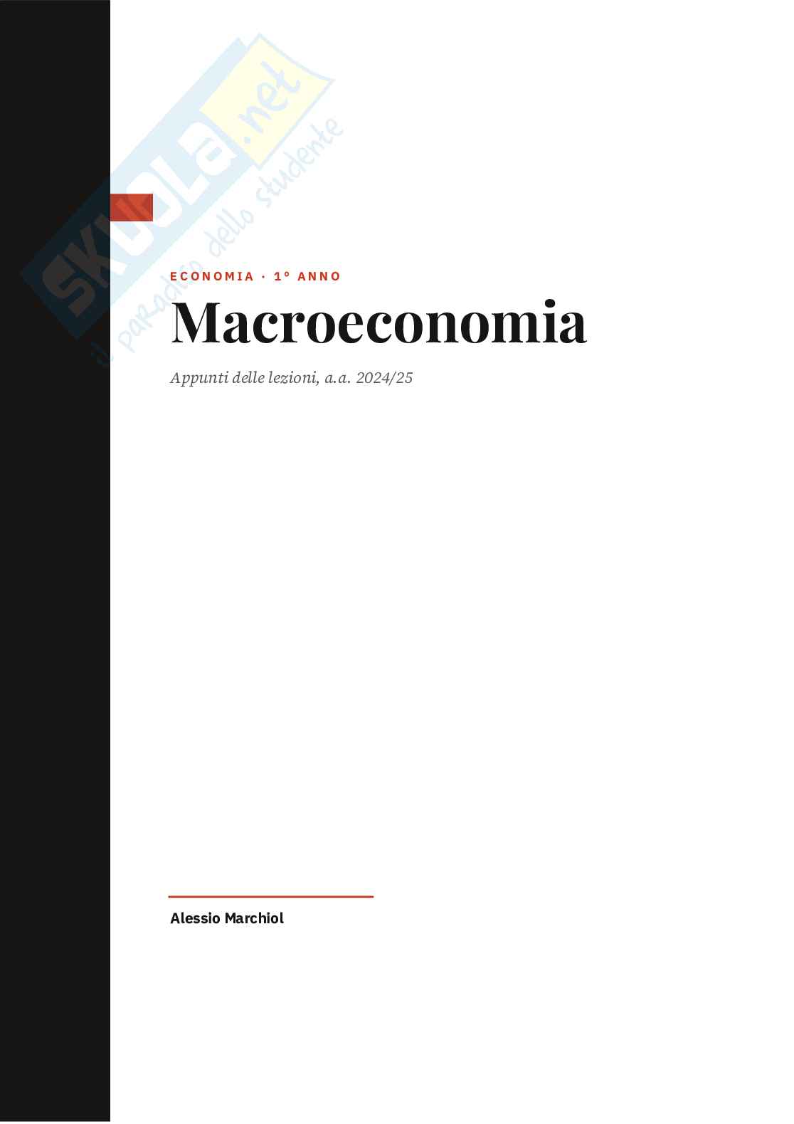 Macroeconomia Pag. 1