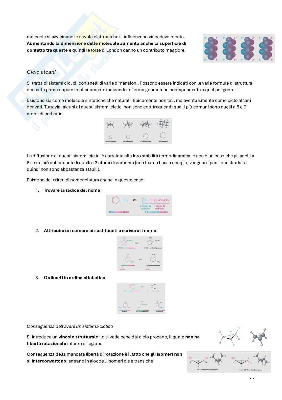 Chimica organica Pag. 11