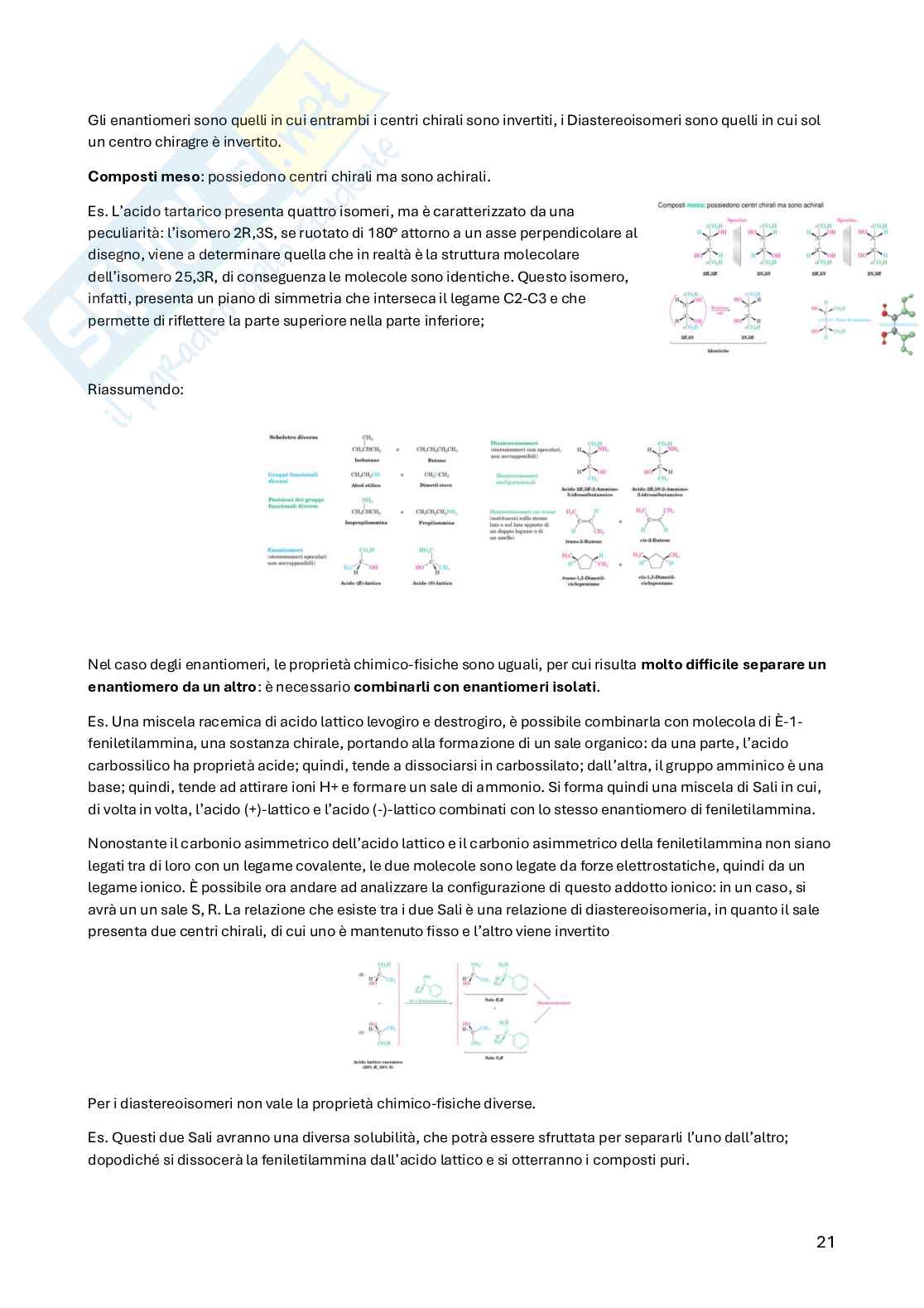 Chimica organica Pag. 21