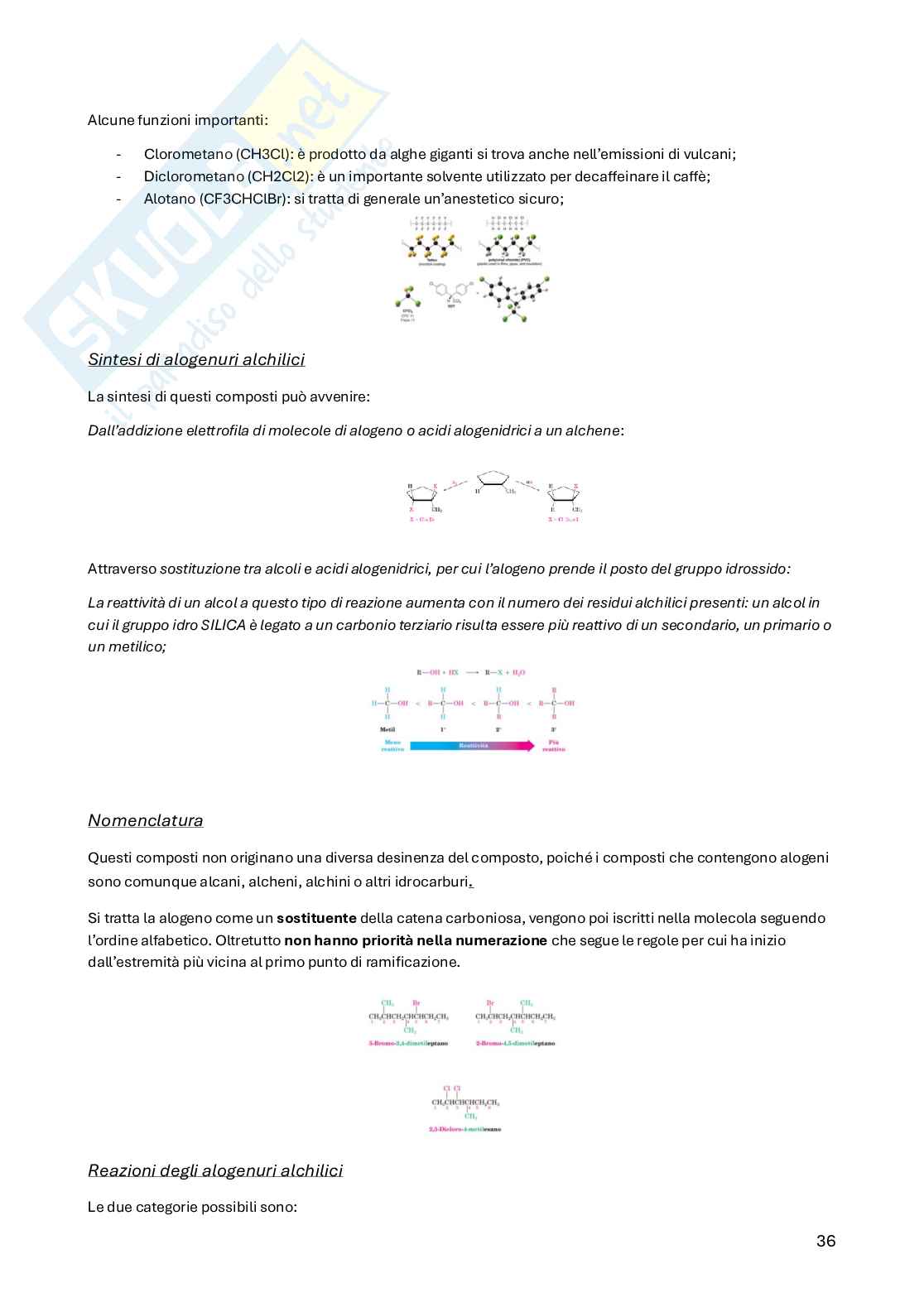 Chimica organica Pag. 36