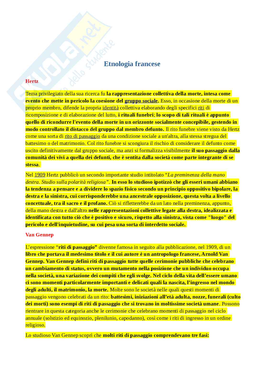 Sociologia generale - Appunti Pag. 11
