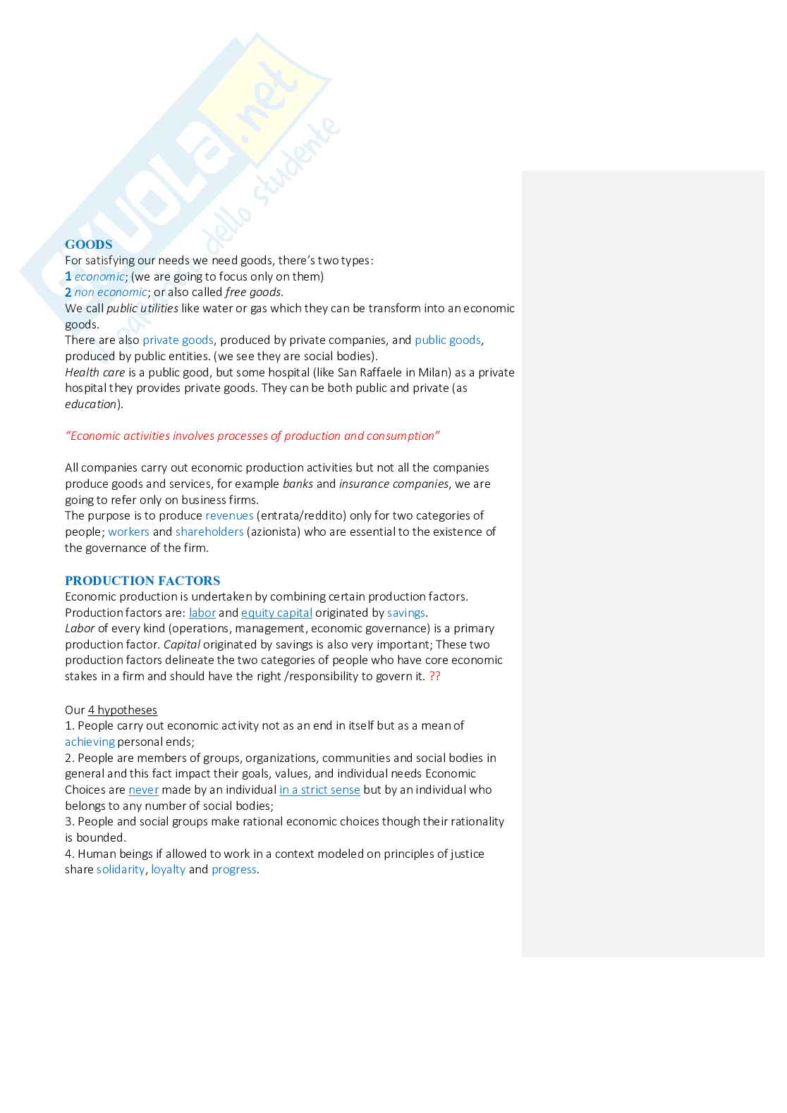 Introduction to management Pag. 2