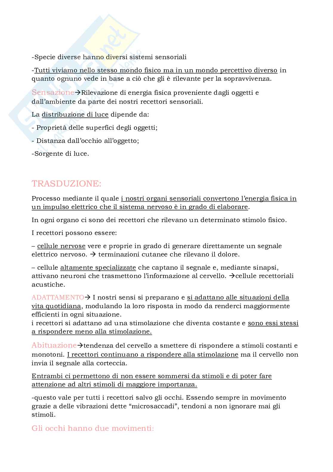 Psicologia generale Pag. 11