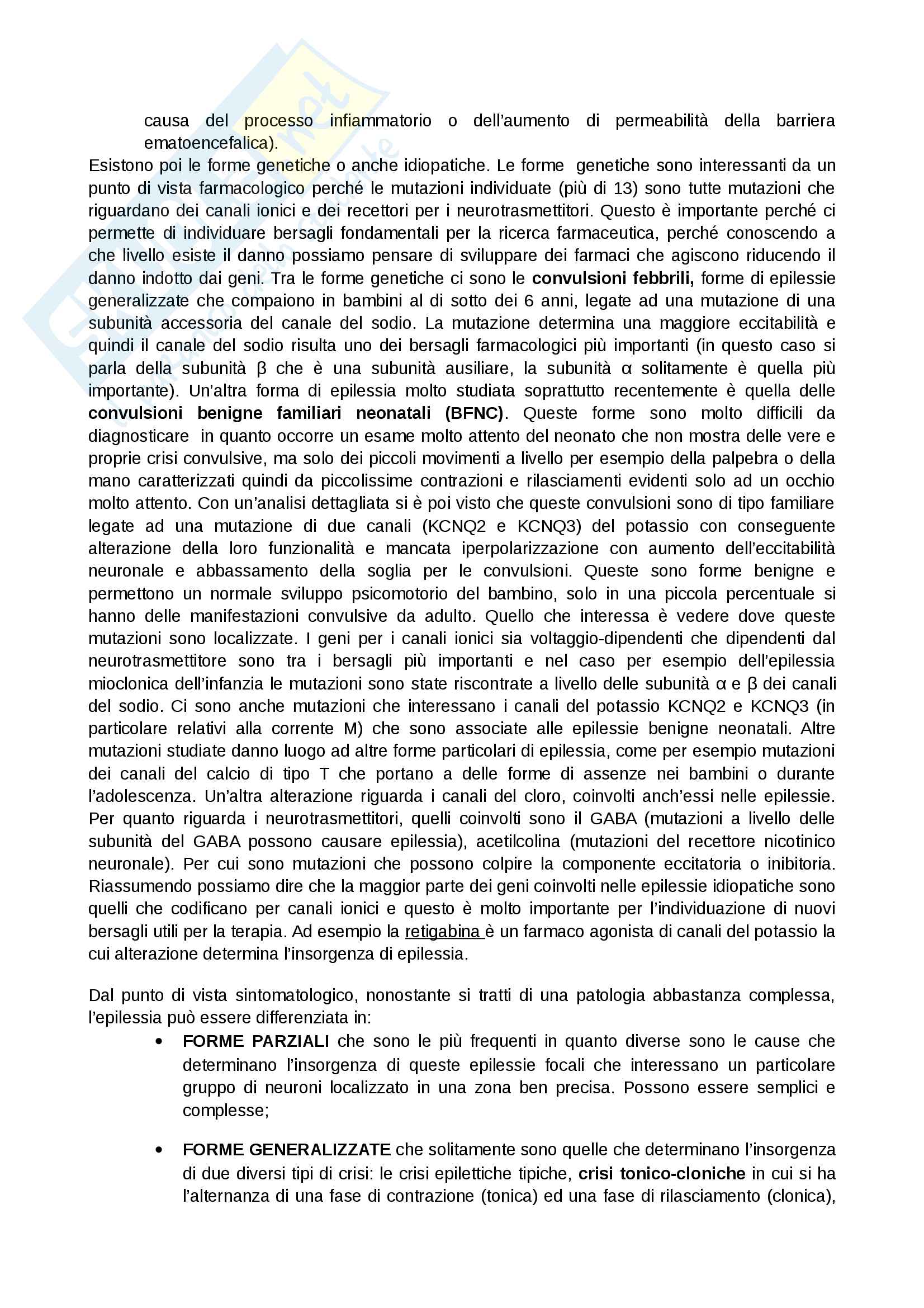 Lezione 5 e 6 epilessia Pag. 2