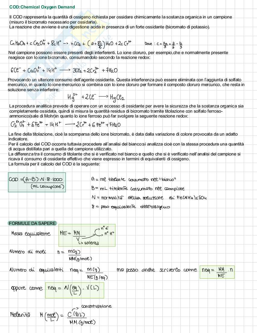Appunti di Fondamenti di ingegneria ambientale Pag. 21