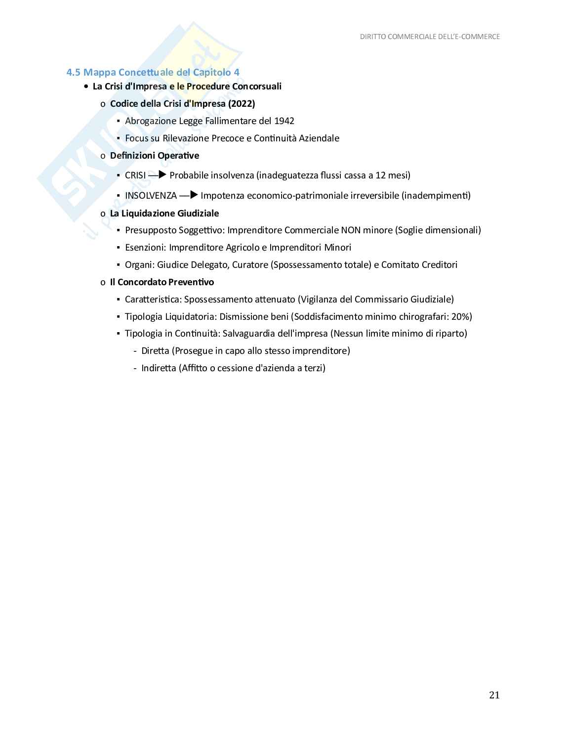 Appunti Diritto commerciale dell'e-commerce, 2025/2026 - Schemi, mappe e quiz Pag. 21