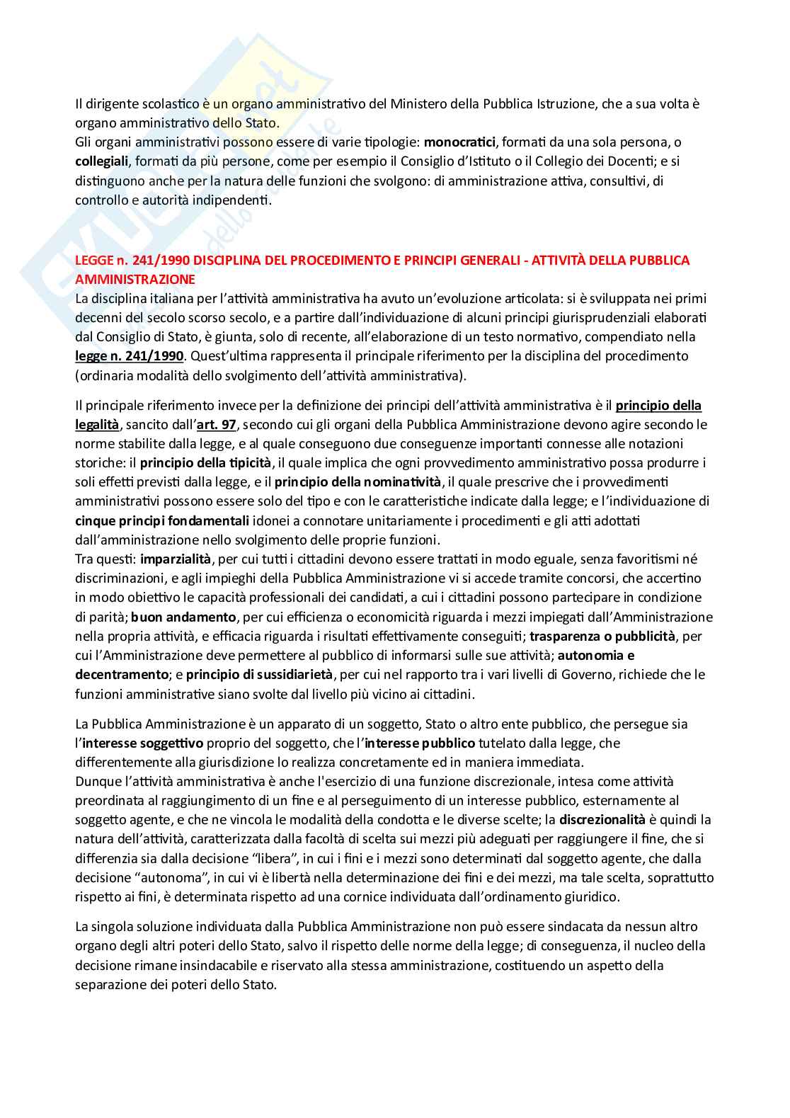 Legislazione scolastica (B024374) - Kit completo, schemi e preparazione esame | SFP Notes Vol. 19 Pag. 11