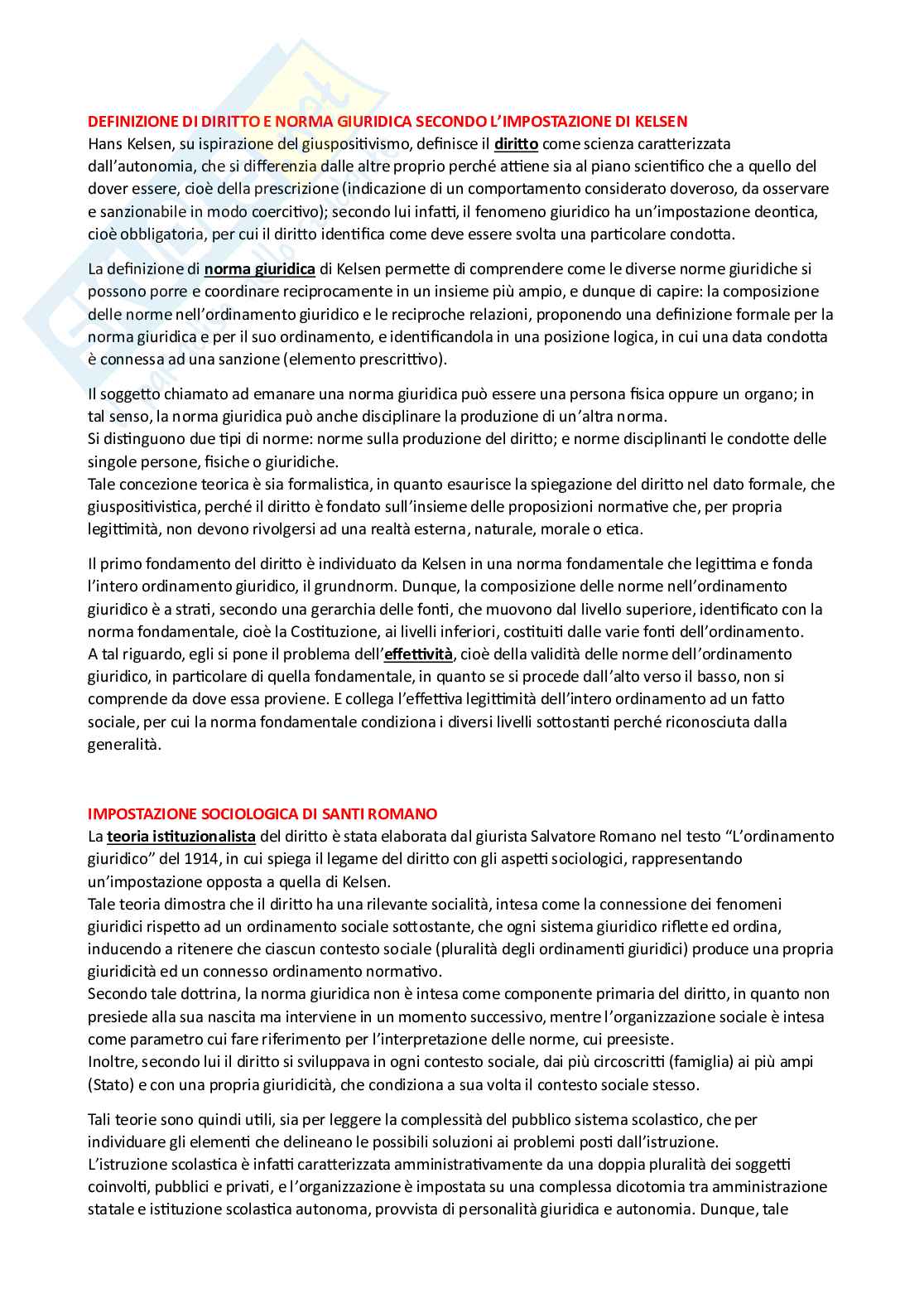 Legislazione scolastica (B024374) - Kit completo, schemi e preparazione esame | SFP Notes Vol. 19 Pag. 2