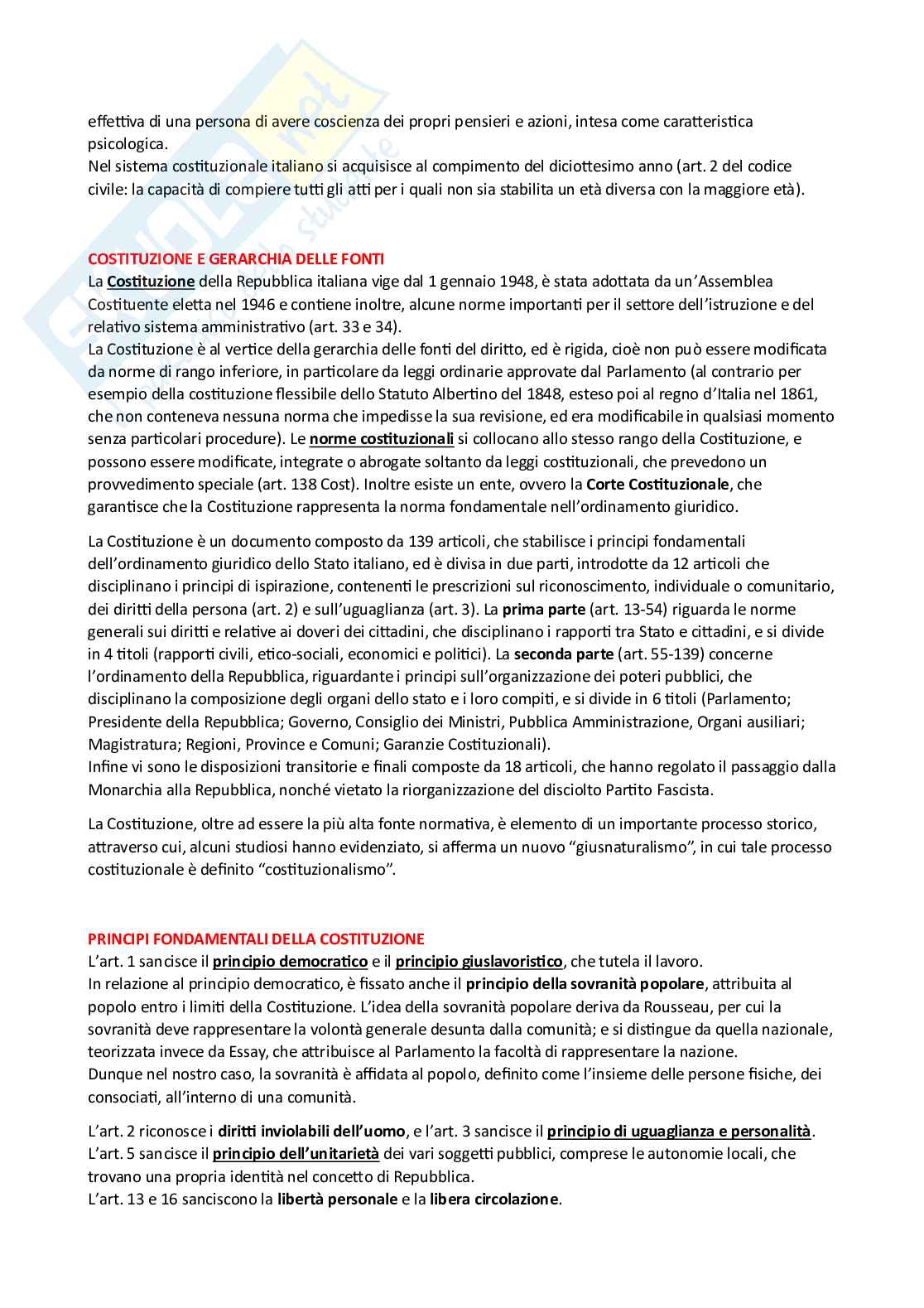 Legislazione scolastica (B024374) - Kit completo, schemi e preparazione esame | SFP Notes Vol. 19 Pag. 6