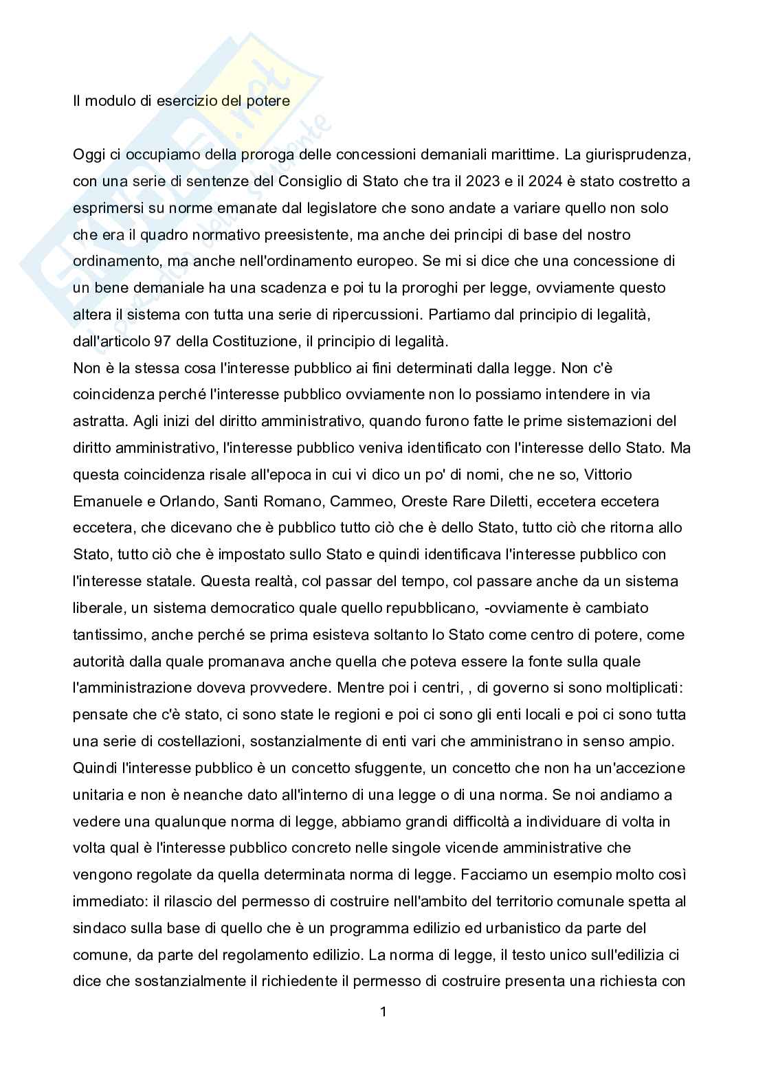 Modulo esercizio potere PA Pag. 1
