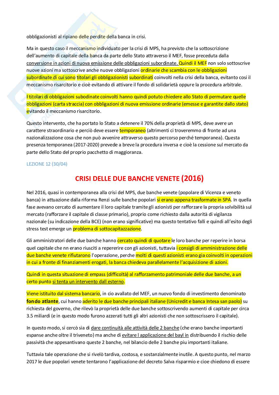 Diritto dell'impresa bancaria e assicurativa Pag. 41
